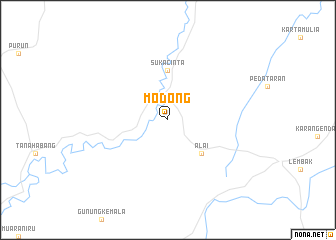 map of Modong