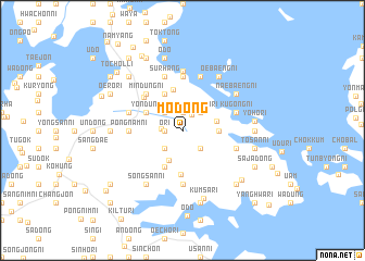 map of Mo-dong