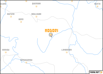 map of Modori