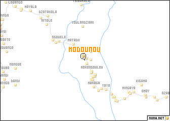 map of Modounou