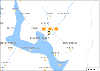 map of Modoyna
