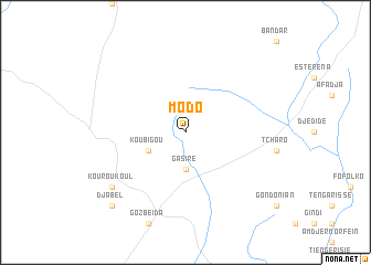 map of Modo