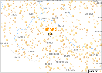 map of Modra