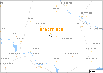 map of Modréguiam