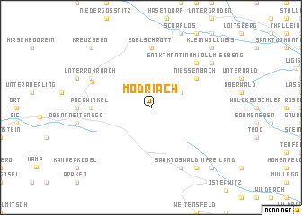 map of Modriach