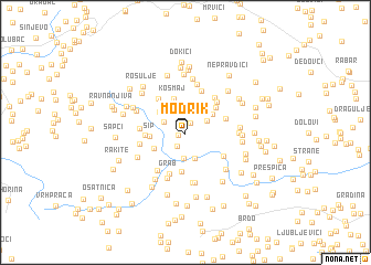 map of Modrik