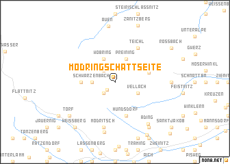 map of Mödring-Schattseite