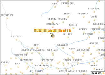 map of Mödring-Sonnseite