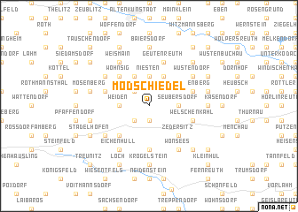 map of Modschiedel