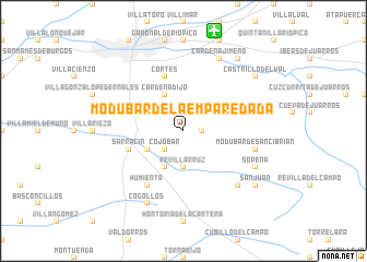 map of Modúbar de la Emparedada