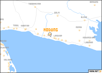 map of Modung