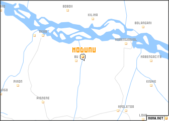 map of Modunu