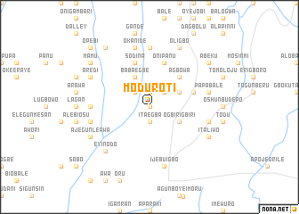 map of Moduroti