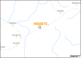 map of Modwoto