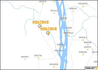 map of Modzaka