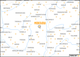 map of Moédou
