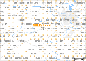 map of Moeistraat