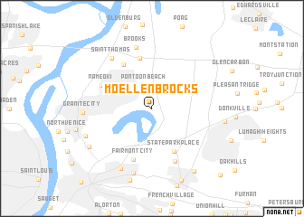 map of Moellenbrocks