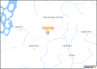 map of Moema