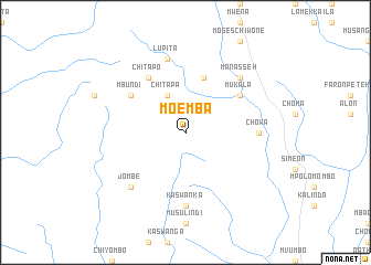map of Moemba