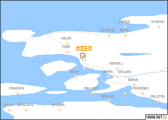 map of Moen