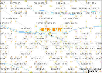 map of Moerhuizen