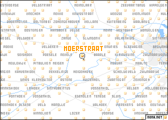 map of Moerstraat