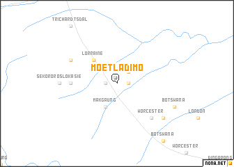 map of Moetladimo