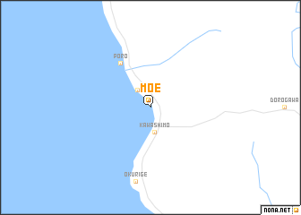 map of Moe