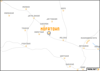 map of Mofa Town