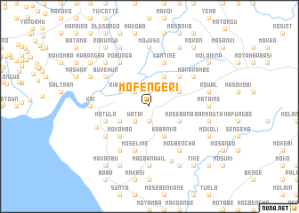 map of Mofengeri