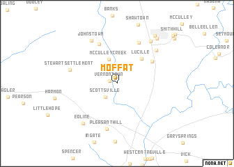 map of Moffat