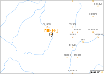 map of Moffat