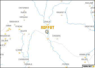 map of Moffat