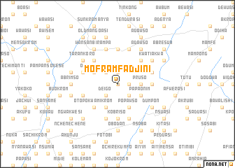 map of Moframfadjini