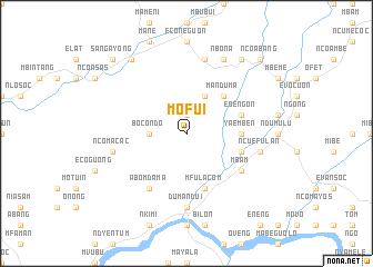 map of Mofui