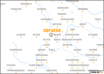 map of Mofwéso