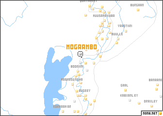 map of Mogaambo