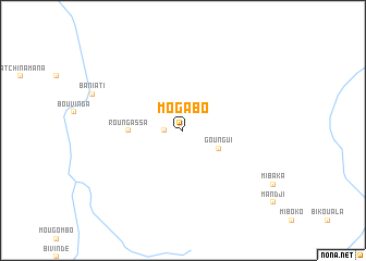 map of Mogabo