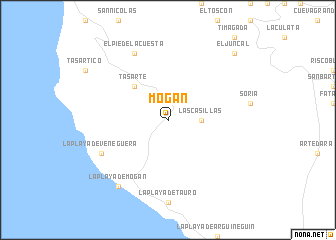 map of Mogán