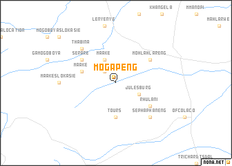 map of Mogapeng