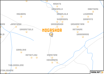 map of Mogashoa