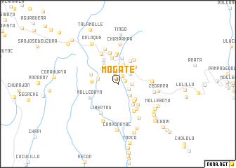 map of Mogate