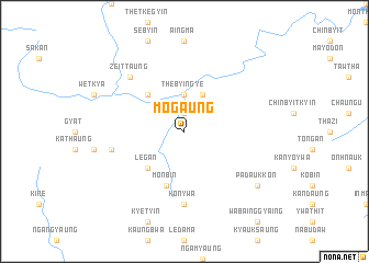 map of Mogaung