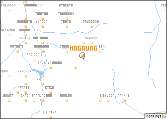 map of Mogaung