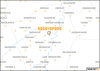 map of Mogayafara