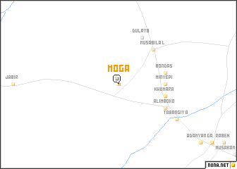 map of Moga