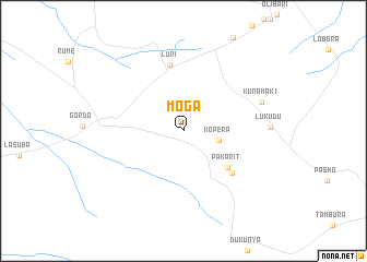 map of Moga
