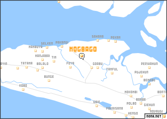 map of Mogbago