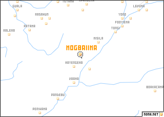 map of Mogbaiima